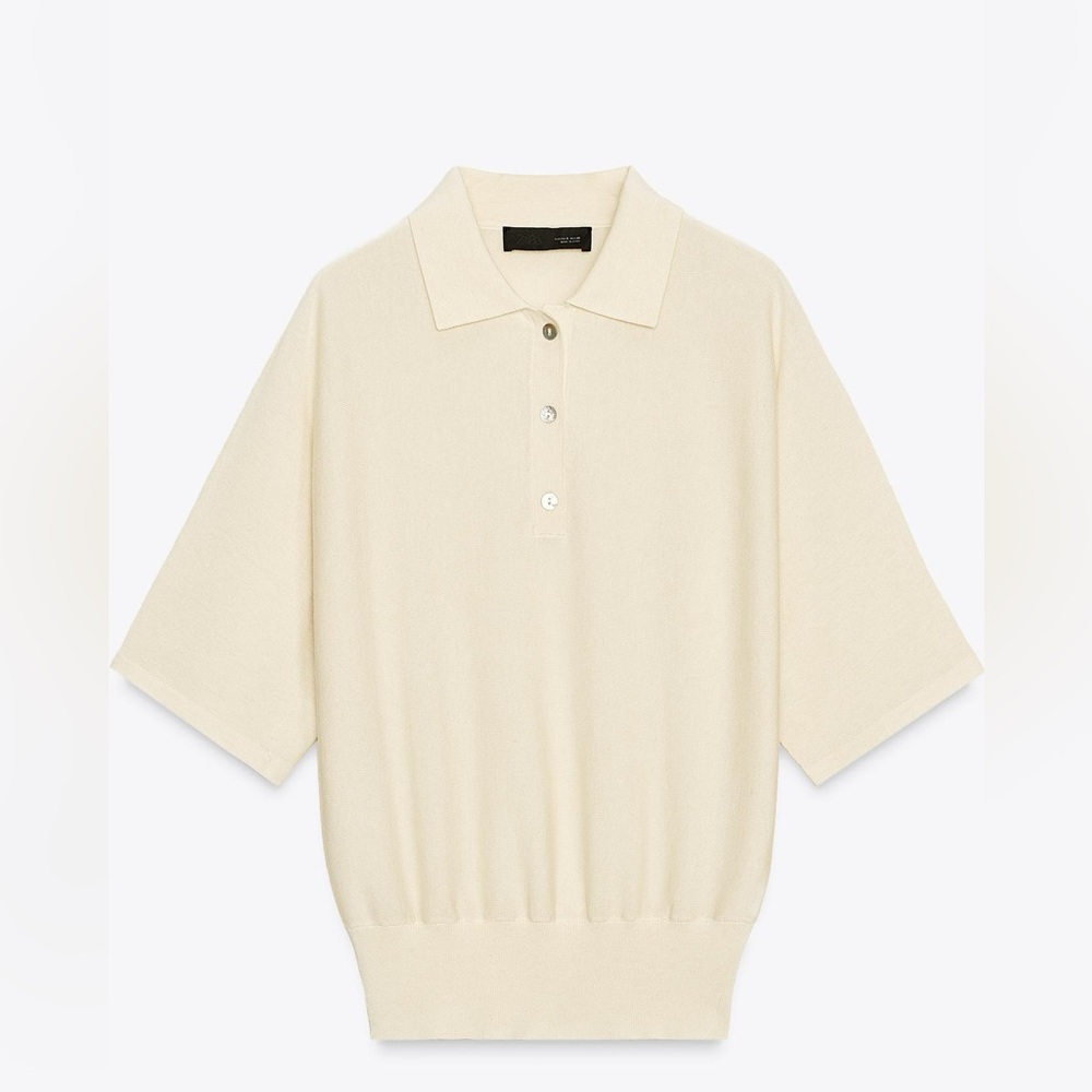 Zara short sleeve polo shirt